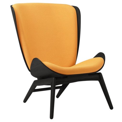 The Reader fauteuil zwart eiken, Tangerine