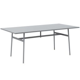 Union tafel 180x90 grijs