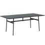 Union tafel 180x90 zwart