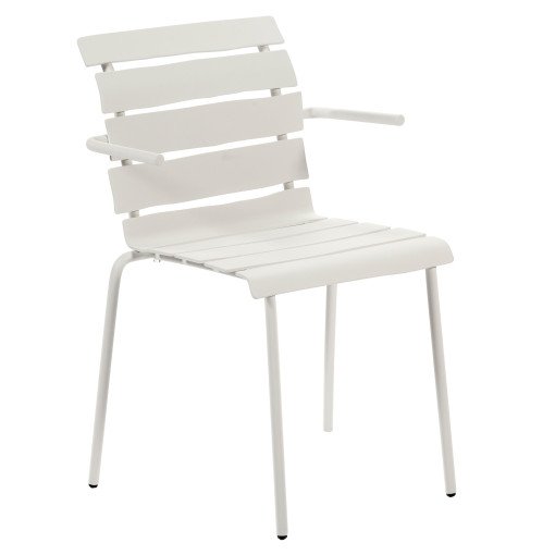 Aligned tuinstoel met armleuning off white