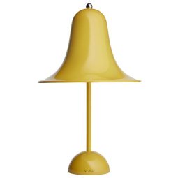 Pantop tafellamp geel