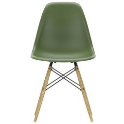 Eames DSW stoel geelachtig esdoorn onderstel, Forest