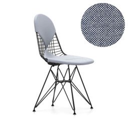 Eames Wire Chair DKR-2 stoel gepoedercoat onderstel, Hopsak 74