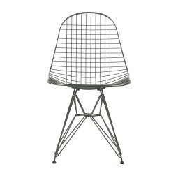 Eames Wire DKR stoel donkergroen