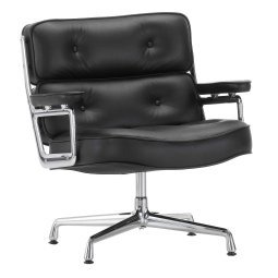 Lobby Chair ES 105 fauteuil leer zwart