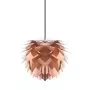 Silvia Mini hanglamp Ø32 zwart snoer, koper