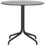 Belleville Table tafel donker eikenfineer Ø79