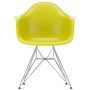 Eames DAR stoel verchroomd onderstel, Mustard