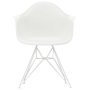 Eames DAR stoel wit gepoedercoat onderstel, White