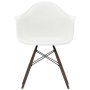 Eames DAW stoel donker esdoorn onderstel, White