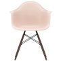 Eames DAW stoel donker esdoorn onderstel, Pale Rose