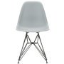 Eames DSR stoel zwart gepoedercoat onderstel, Light Grey