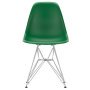 Eames DSR stoel verchroomd onderstel, Emerald