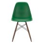 Eames DSW stoel donker esdoorn onderstel, Emerald