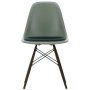 Eames DSW stoel fiberglass vast zitkussen petrol, Sea foam