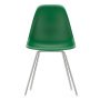 Eames DSX stoel verchroomd onderstel, Emerald