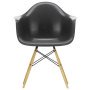 Eames DAW Fiberglass stoel geelachtig esdoorn,elephant hide grey