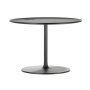 Occasional Low bijzettafel 35 chocolade kleur gepoedercoat aluminium