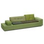 Polder sofa XL groen, armleuning rechts