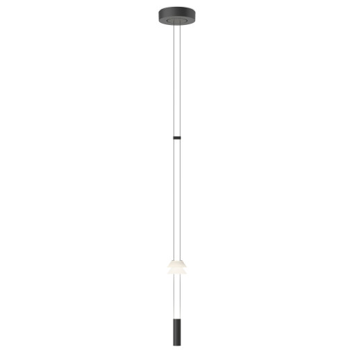 Flamingo Mini 1580 hanglamp LED Ø9 wit/zwart