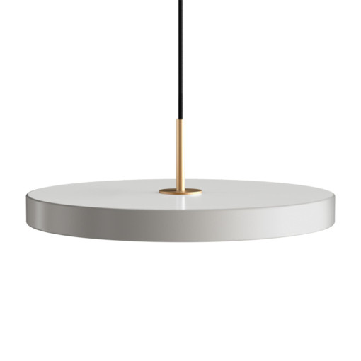 Tweedekansje - Asteria hanglamp LED medium Ø43 messing Pearl White