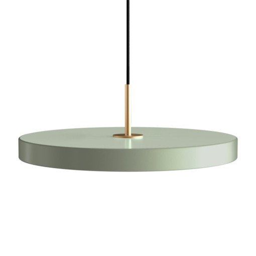 Asteria hanglamp Ø43 LED medium messing/nuance olijf