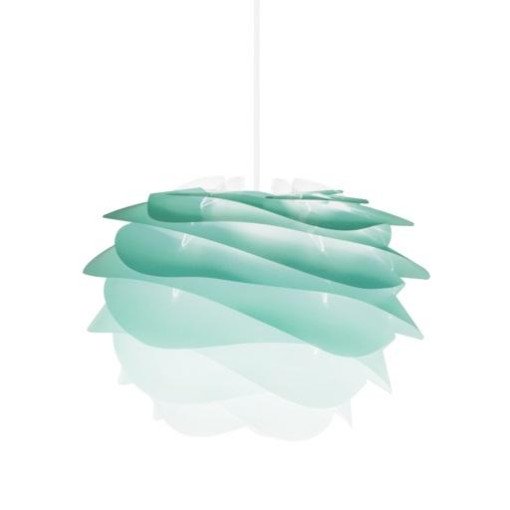 Carmina Mini hanglamp Ø32 wit snoer, Turquoise
