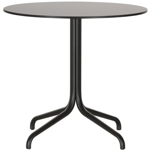 Belleville Table tafel donker eikenfineer Ø79