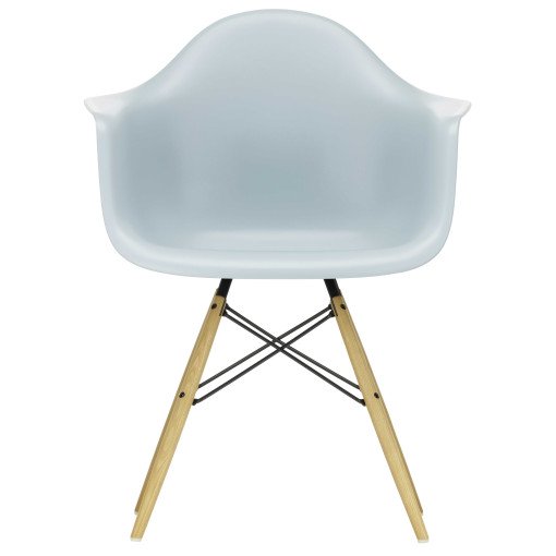 Eames DAW stoel essen onderstel, Ice Grey