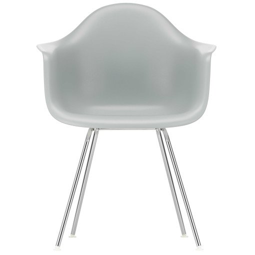 Eames DAX stoel verchroomd onderstel, Light Grey