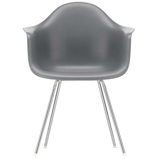 Eames DAX stoel verchroomd onderstel, Granite Grey