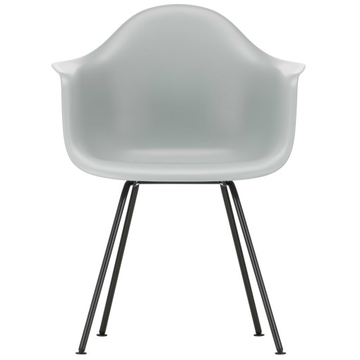 Eames DAX stoel zwart gepoedercoat onderstel, Light Grey