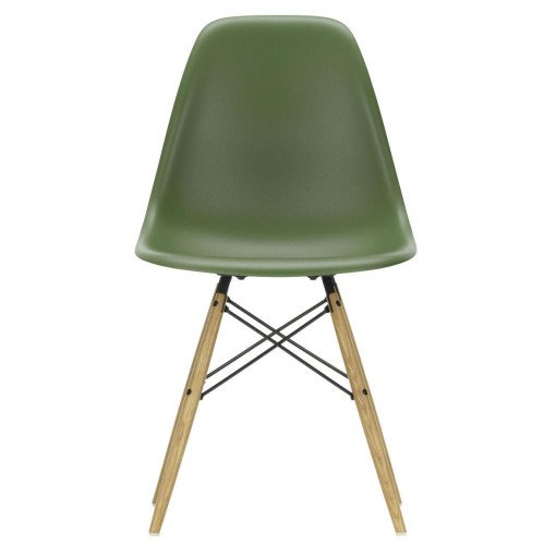 Eames DSW stoel met essen onderstel, Forest