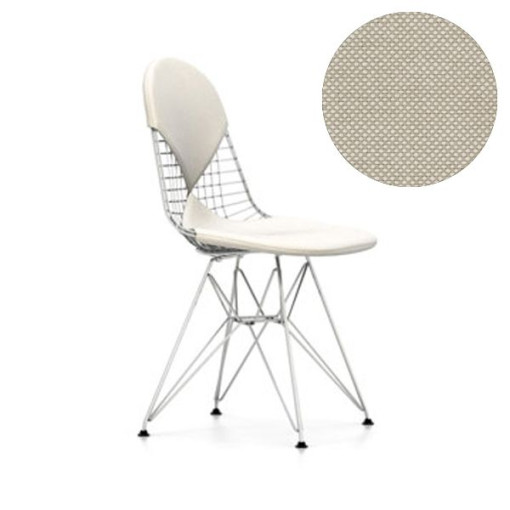 Eames Wire Chair DKR-2 stoel verchroomd onderstel Hopsak 79