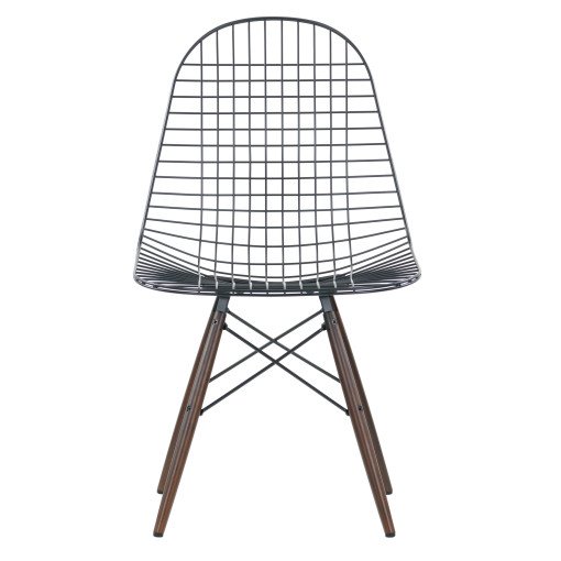 Eames Wire Chair DKW stoel esdoorn donker