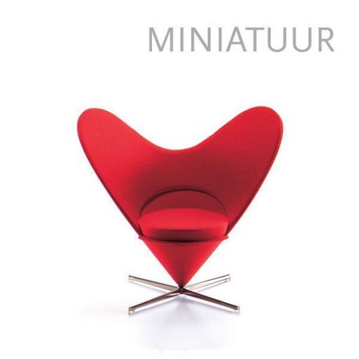 Heart-shaped Cone Chair miniatuur