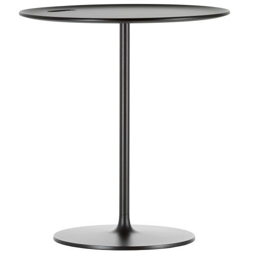 Occasional Low bijzettafel 55 chocolade kleur gepoedercoat aluminium