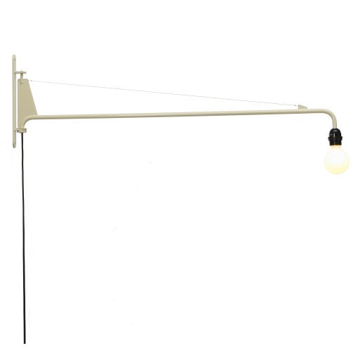 Petite Potence wandlamp Prouvé Blanc Colombe (Ecru)