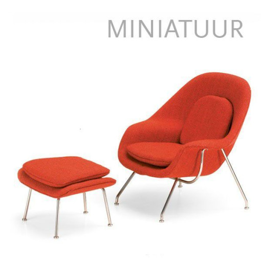 Womb Chair & Ottoman miniatuur