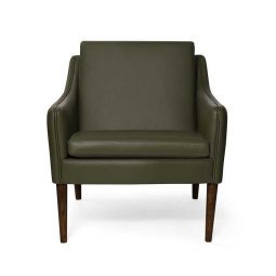 Mr. Olsen lounge chair walnoot Challenger Green