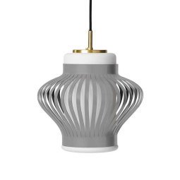 Opal Lamella hanglamp Ø26 sky grey