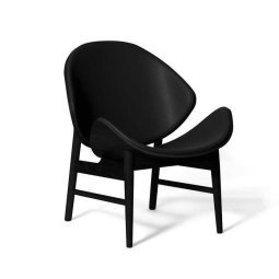 The Orange fauteuil gestoffeerd Challenger Black, zwart