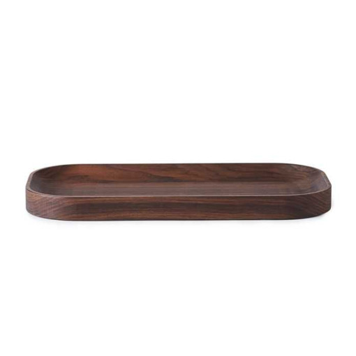 Carved houten dienblad ovaal