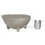 Dutchtub Original hottub houtgestookt pebble grey