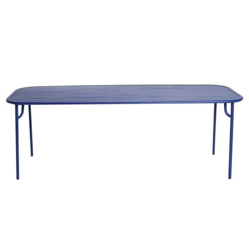 Week-end tuintafel 220x85 blauw