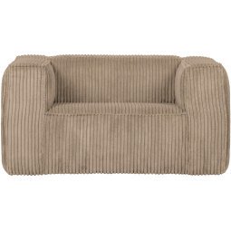 Bean fauteuil rib travertin