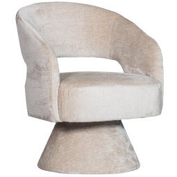 Ebba draaibare fauteuil Natural