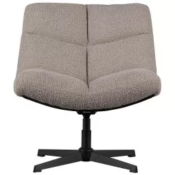 Vinny fauteuil bouclé zand
