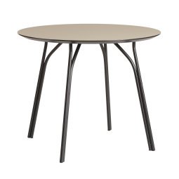 Tree eettafel 90 beige/black