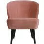Sara fauteuil oud roze